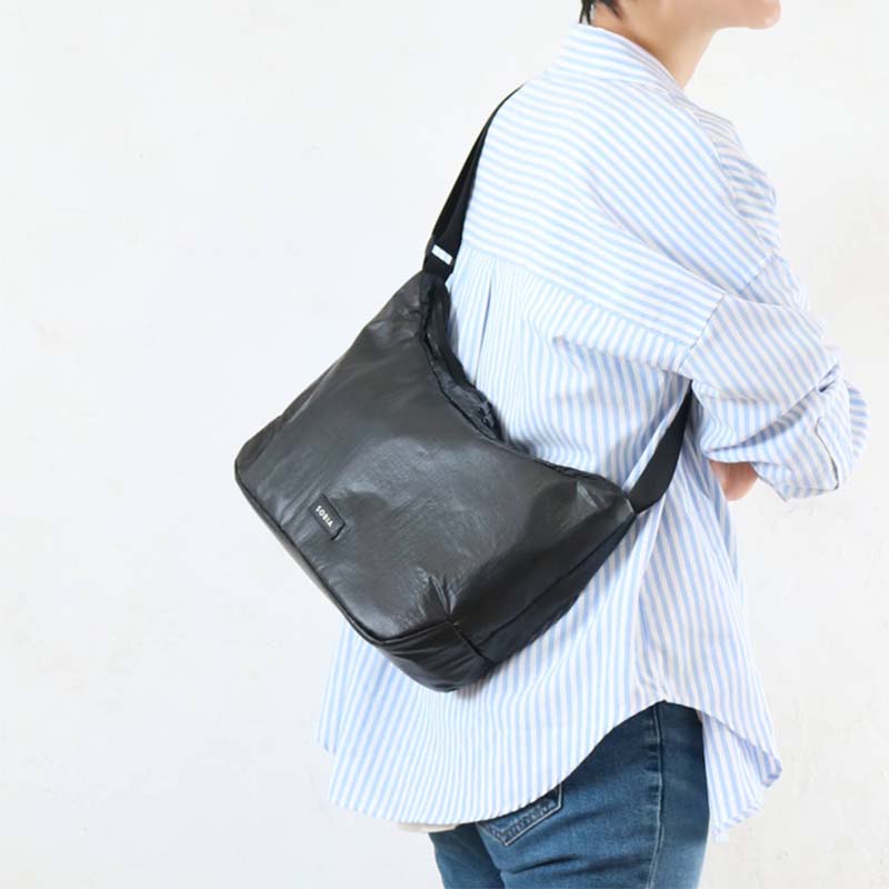 SOBIA  撥水パールグロウショルダー /BK